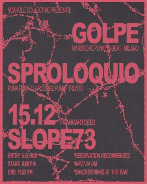 Golpe + Sproloquio