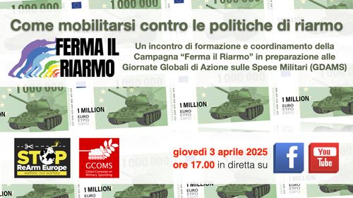 Stop alle politiche di riarmo