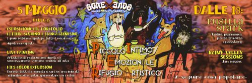 Piccolo Intimo Emozionale Rifugio Artistico - w/ Fusilla Spark / Live painting / Jam session