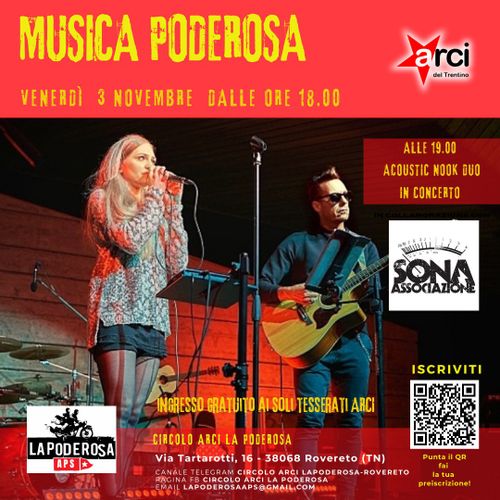 Musica Poderosa nook Acoustic Duo in Concerto