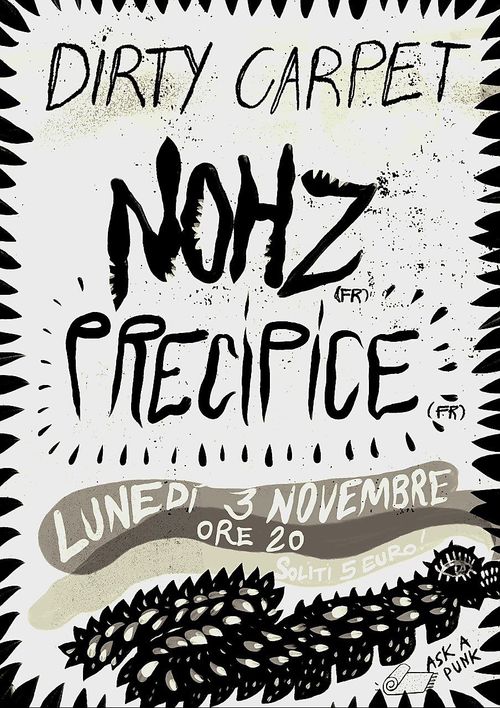 NOHZ (raw punk, Fra) + PRECIPICE (hardcore, Fra)