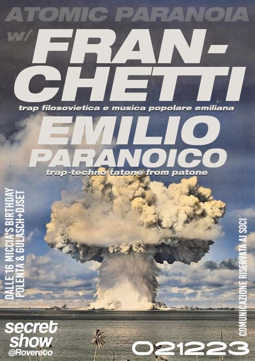 FRANCHETTI + EMILIO PARANOICO