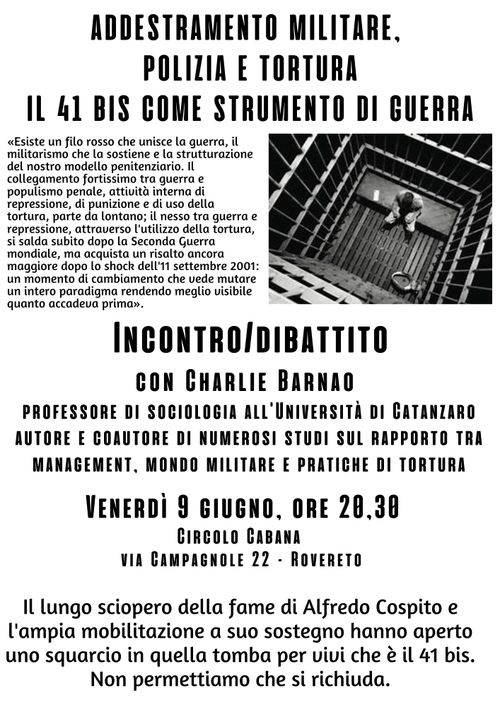 Il 41 bis come strumento di guerra